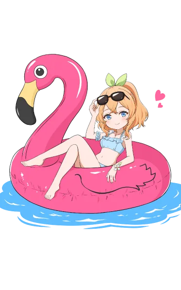 蒲郡海詩 書き下ろしイラスト