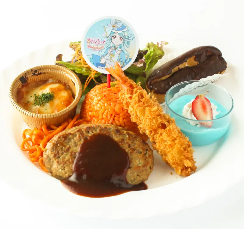 キュアエクレールのランチプレート