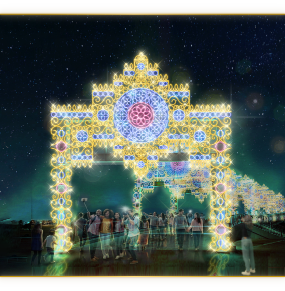 ～海底から浮上した奇跡の神殿～「神秘のシャイニングアーチ」
