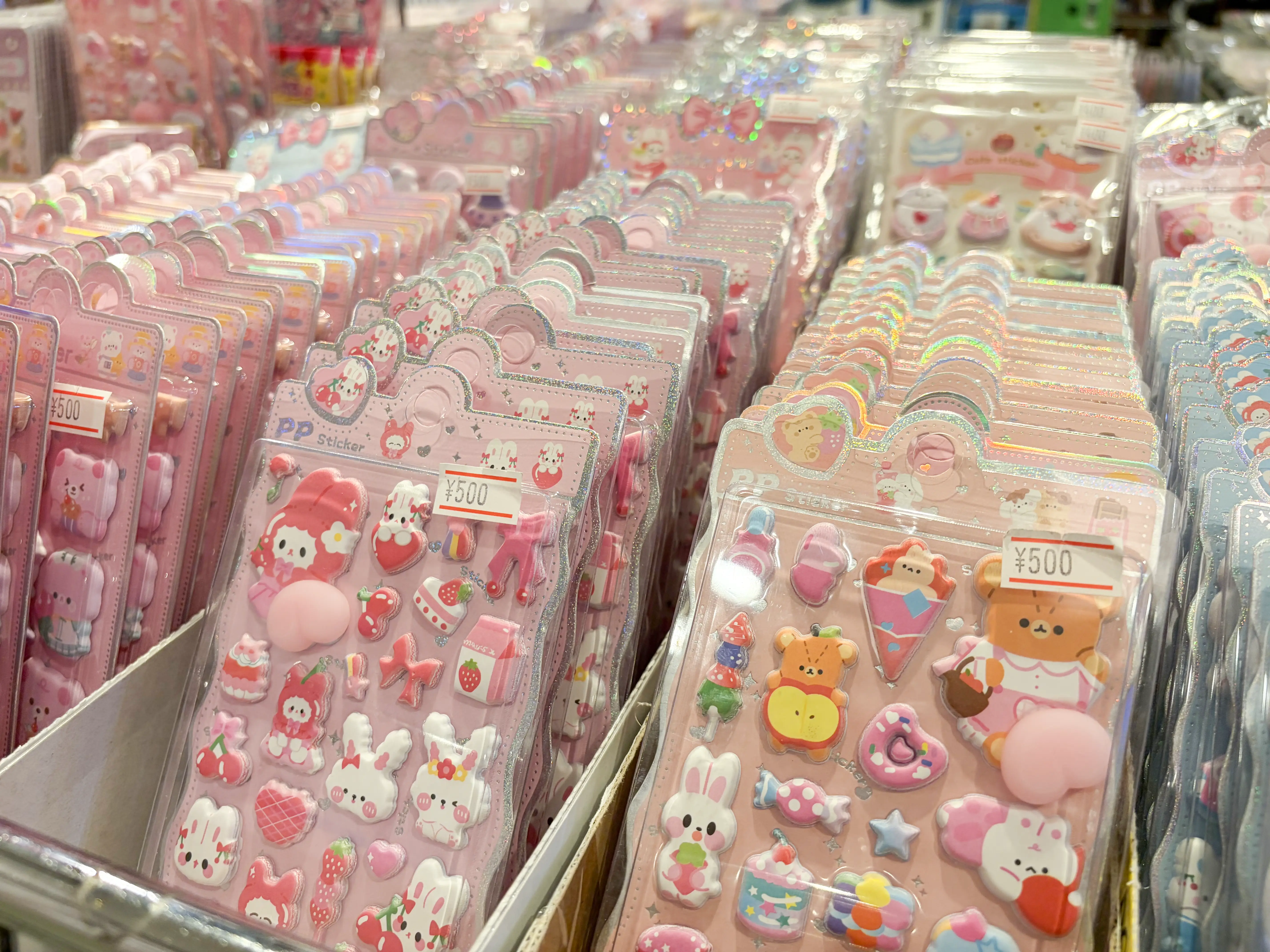 シールコーナー拡大中