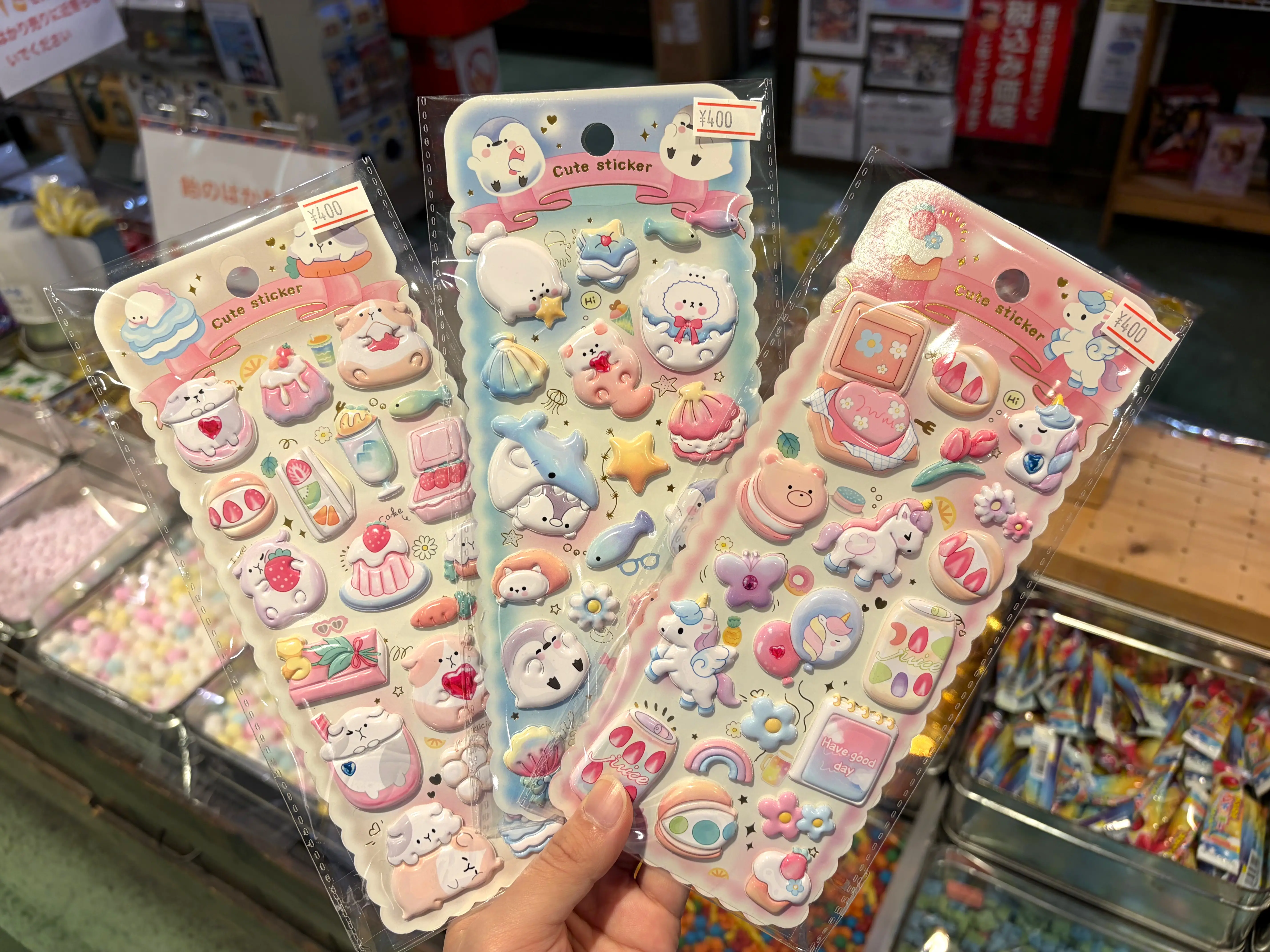 シールコーナー拡大中