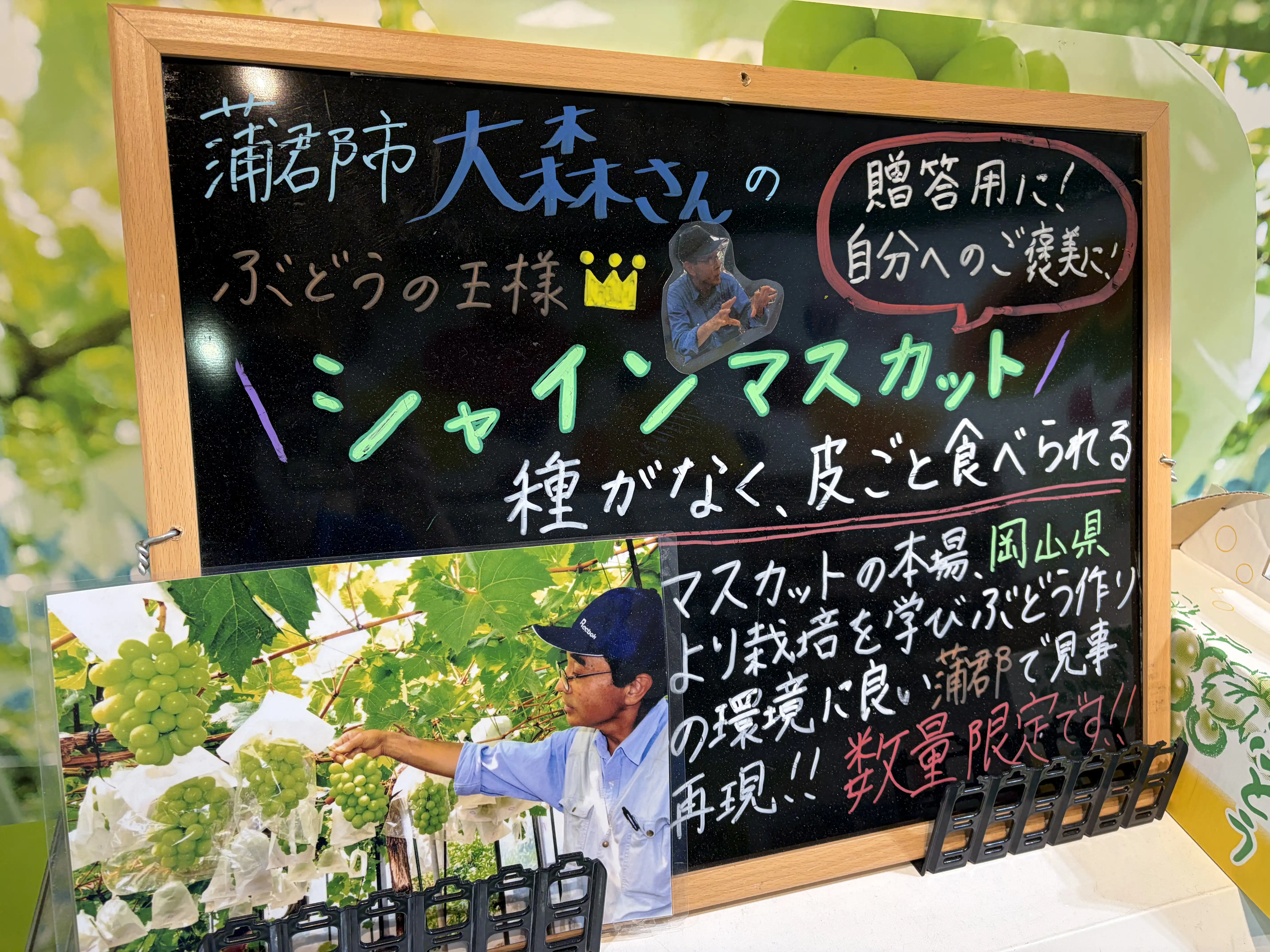 蒲郡産シャインマスカット