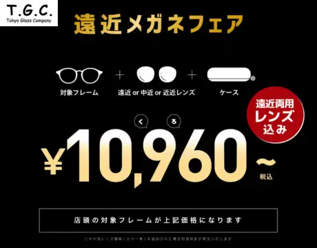 遠近両用メガネ