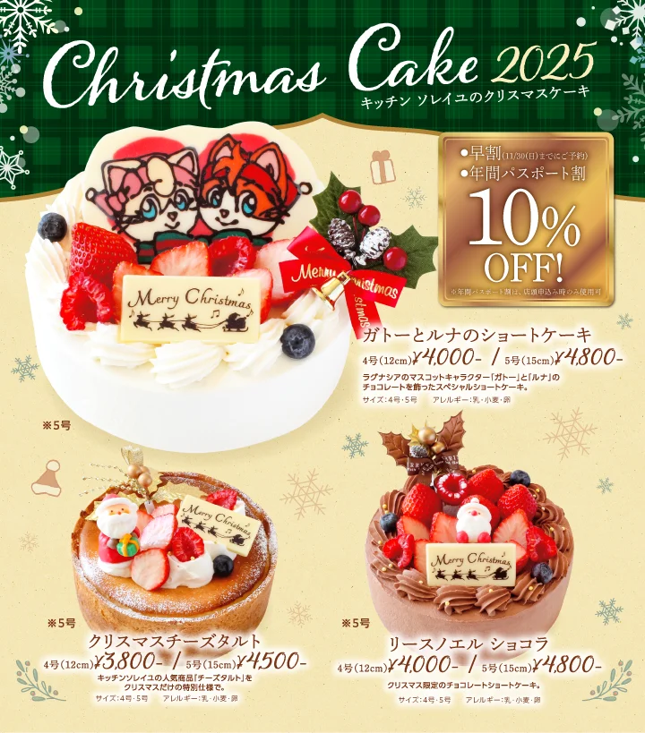 クリスマスケーキ2025
